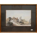 Three 19th century watercolour landscape studies, 14.5 x 21 cm (3)