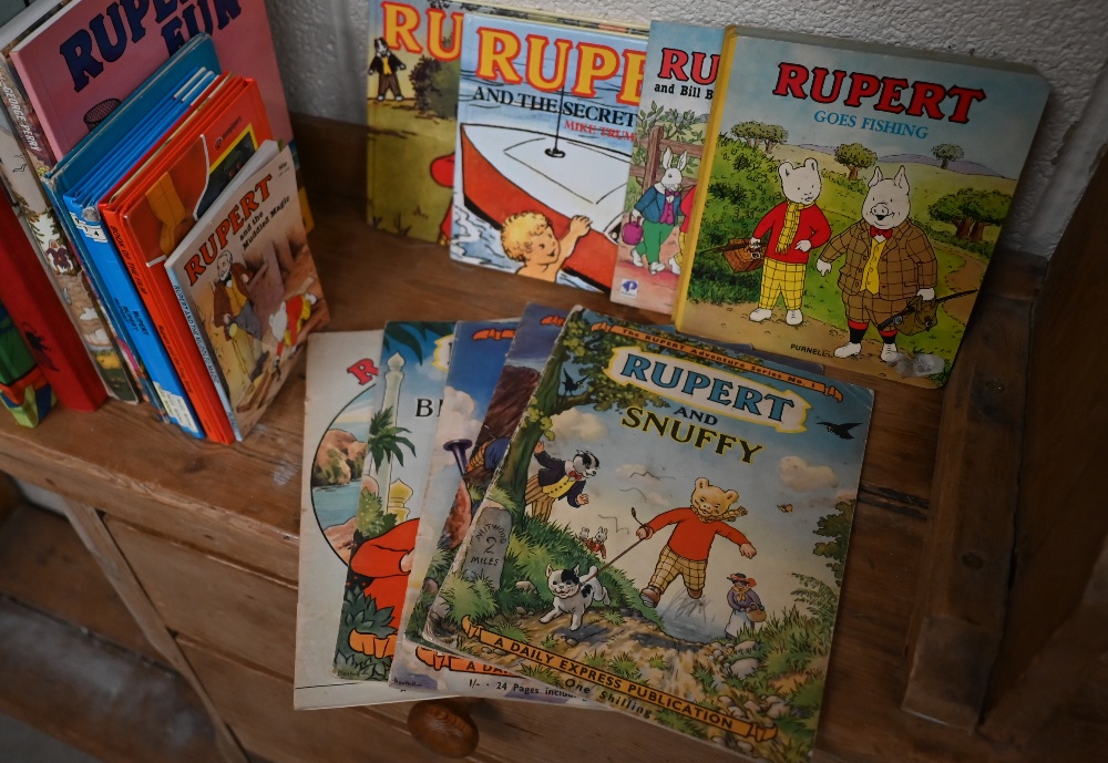 Thirty-four Rupert Bear annuals, mostly 1980s/90s, to/w two facsimile annuals, and related - Image 2 of 3