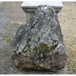 A large Zen garden style garden mountain form boulder, rockery landscape feature - heavy