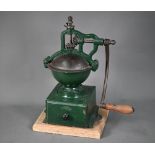 An antique Peugeot Freres coffee mill, 42 cm high