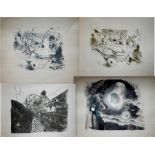 Komarov - Four limited edition screenprints 'Metamorphosis', 62 x 82 cm (4)