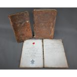 Military history: three early 19th century manuscript volumes, The Journals of Charles Adolphus