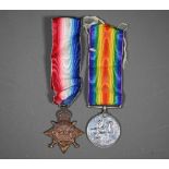 A pair of WWI casualty service medals to Sub Lt C T Paynter RN (2) Note - Charles Theodore
