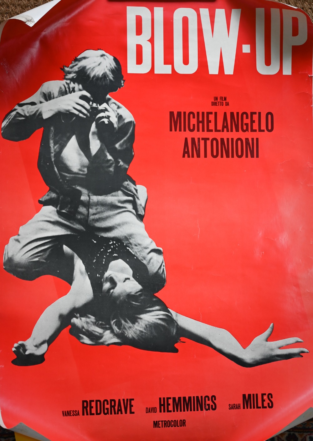 A vintage Italian film poster, 'Blow-Up' by Michelangelo Antonioni - Image 2 of 8