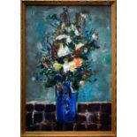 Eugene Baboulene (1905-1994) - Vase of flowers, oil on board, signed lower right, 38 x 54 cm