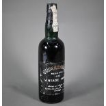 A single bottle of Fonseca Guimaraens 1965 vintage port