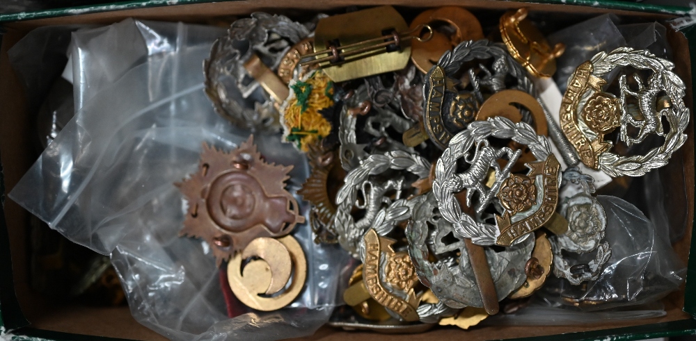 A quantity assorted military cap badges, insignia, rank badges, patches etc etc including - - Image 3 of 7