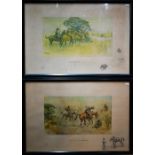 After Charles Johnson Payne 'Snaffles' (1884-1967) - Three hunting prints - 'Happy are they who hunt