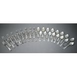 Set of epns flatware for eight settings, Lee & Wigfull, Sheffield