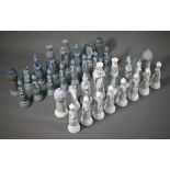 A Lladro 'Medieval' chess set, 32 pieces