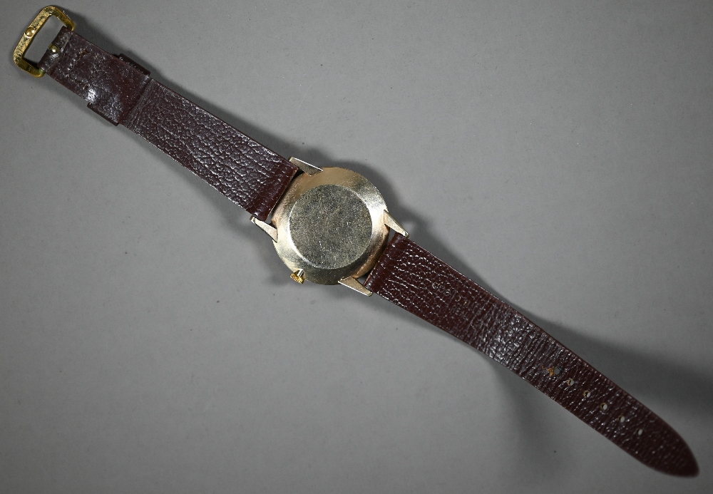 A vintage 9ct gold gents Tissot Visodate wristwatch, the calibre 172-1 movement no. 10777209 with 17 - Image 4 of 4