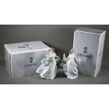Two boxed Lladro figures, 'Spring Splendour' 05898 and 'Summer Serenade' 06193 (2)