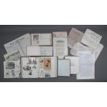 An interesting collection of Victorian and later photograph and scrap albums, manuscript volumes,