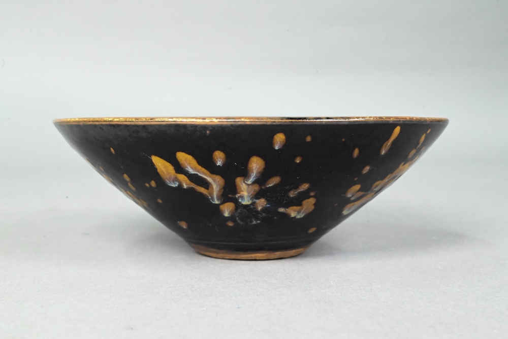 A Chinese Southern Song style Jizhou stoneware bowl, the interior with three paper-cut phoenix - Image 3 of 7