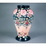 A large J Moorcroft 'Oberon' baluster vase by Rachel Bishop, 1993, 42 cm high