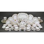 An extensive Royal Crown Derby 'Royal Antoinette' dinner/tea/coffee service (seconds), comprising