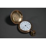An American Waltham Watch Co. gold plated hunter pocket watch - a/f