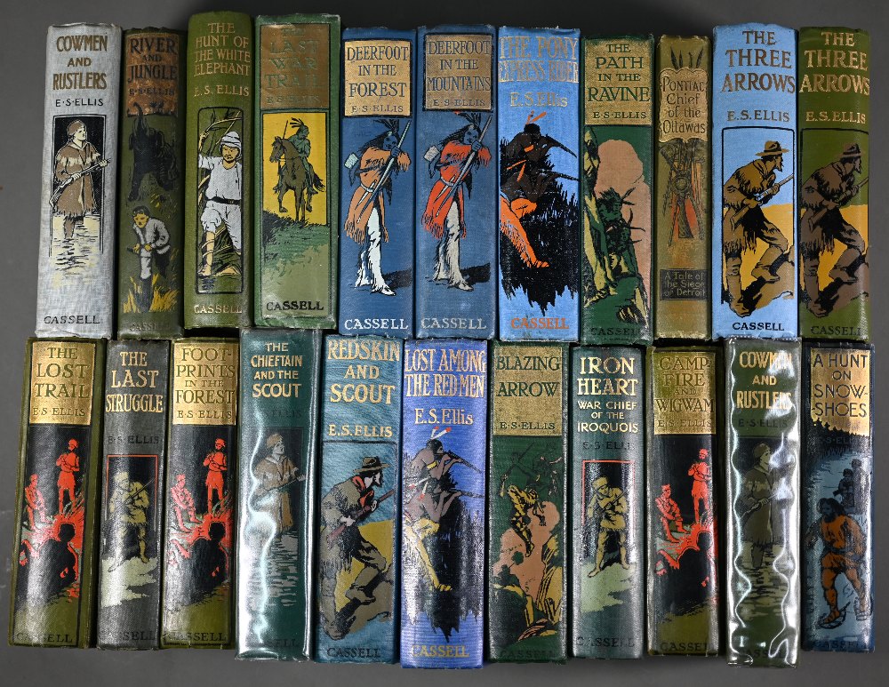 Ellis, Edward S, a collection of twenty 'Wild West' adventure books and two Indian Jungle adventures - Image 2 of 8