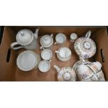 A Paragon 'Country Lane' part tea service including two teapots, to/w a Richard Gionari (Florence)
