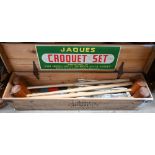 A 'John Jacques & Son Ltd' croquet set in original pine box