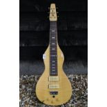 A Clearwater lap steel electric guitar