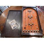 A 'Corinthian' 'Tournament' standard Bagatelle board, with original rule book