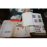 A quantity of 20th century British and Foreign postage stamps, loose and in albums, to/w first day