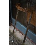 Ten small, weathered steel garden frames (10)