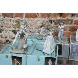 Five limited edition boxed Lladro Collectors Society figures