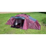 Khyam 'Ridge Dome Special Edition' family tent with four double bed-chambers, c/w full size