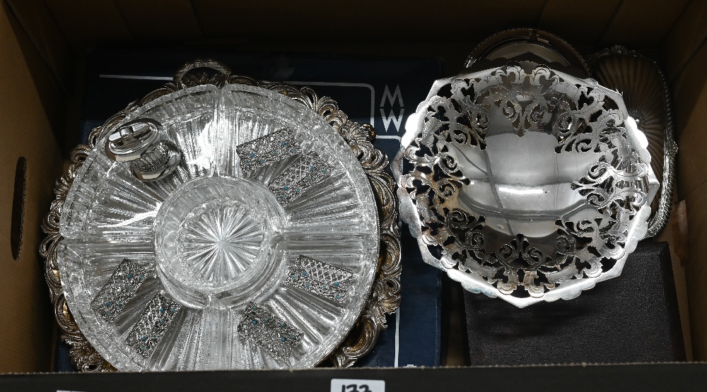 Two boxes of silver-plated table wares - Image 4 of 4