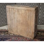 An old traditional butcher's block top (no base)