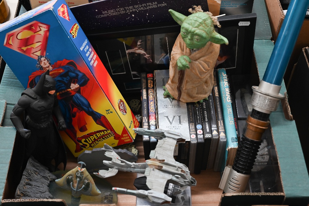 A large quantity of popular culture ephemera, including Star Wars, Marvel, Thunderbirds, Walking