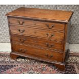 Reproduction mahogany media cabinet with dummy drawer facade, 92 cm w x 48 cm d x 80 cm h