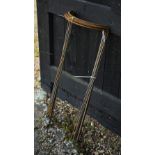 Ten small, weathered steel garden frames (10)