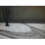 Richard Cartwright (b 1951) - 'Meet me in the silence', pastel, signed, 2009, 54.5 x 73 cm
