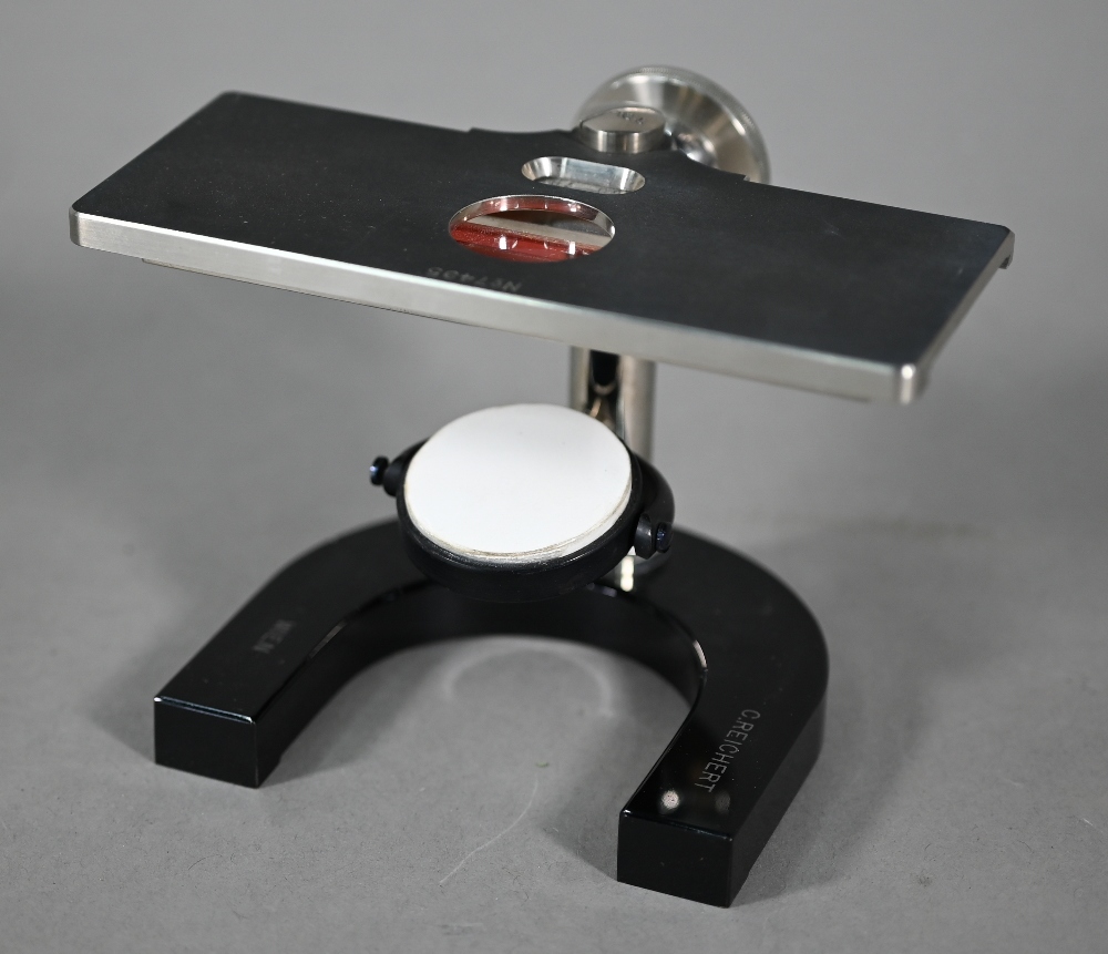 A teak-cased Fleischl's Haemoglobinometer (blood tester) with Miescher's modification by C Reichert, - Image 4 of 7