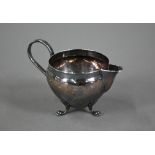 Frank Finley Clarkson (Northallerton), an Arts and Crafts style cream jug of cauldron form, with