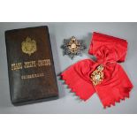 Imperial Austrian Order of Franz Joseph (1849) Grand Cross Set, First Type, pre 1870, by Gebruder