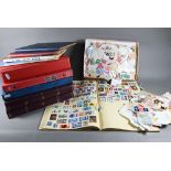 A quantity of postage stamps - mostly mid to late 20th century - in albums and loose (box)