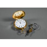 Thomas Russell & Son, 59179, an 18ct gold cased hunter pocket watch, heavilly chase engraved