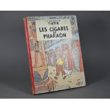 Hergé (Georges Rémi), Les Aventures de Tintin - Les Cigares du Pharaoh, 1st, Casterman 1955; note: