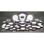 An extensive Royal Worcester Sandringham pattern dinner, tea and coffee service for six settings,