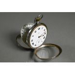 A silver cased Omega pocket watch, 50 mm dia. approx. 3 toz all-in