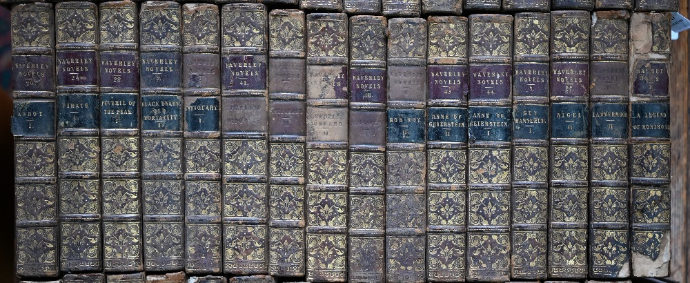 Scott, Sir Walter, Waverley Novels, forty seven volumes, Edinburgh: Cadell & Co. 1827 - 1833, full - Image 3 of 6