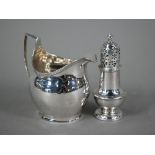 A Georgian silver pounce-pot of baluster form, Samuel Welder (1730-36 no date or assay marks),