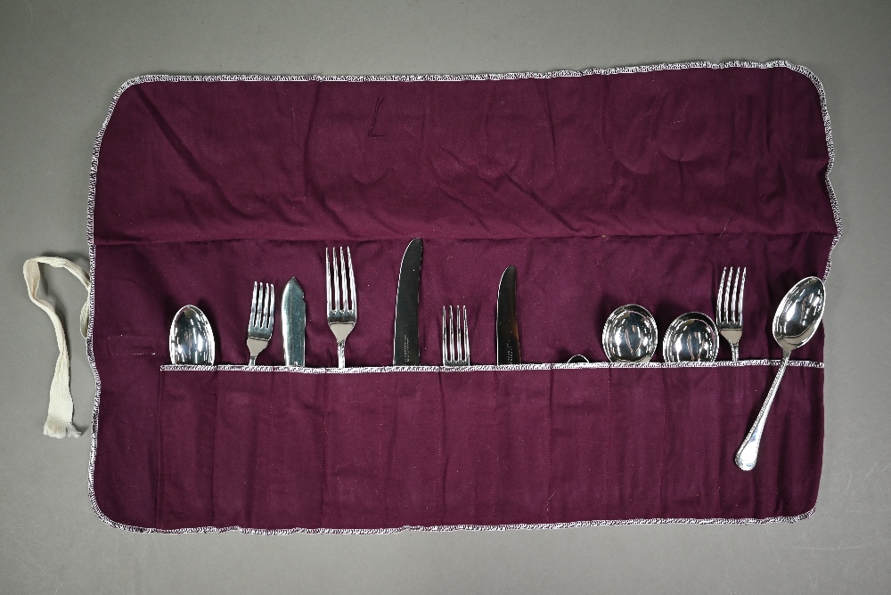 A good set of Dixon's A1 electroplated feather-edge flatware and cutlery for twelve settings, - Image 4 of 5