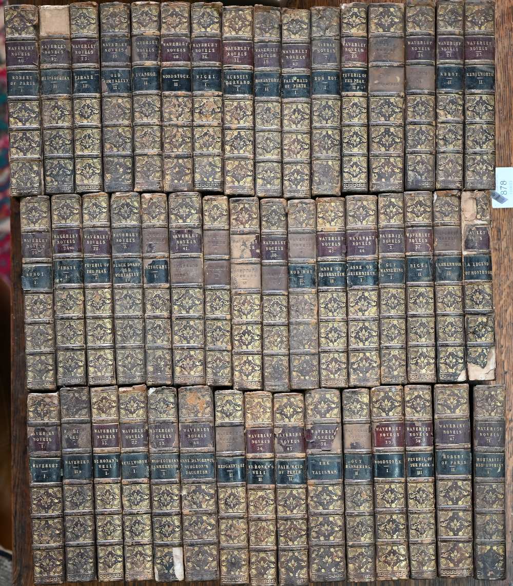 Scott, Sir Walter, Waverley Novels, forty seven volumes, Edinburgh: Cadell & Co. 1827 - 1833, full