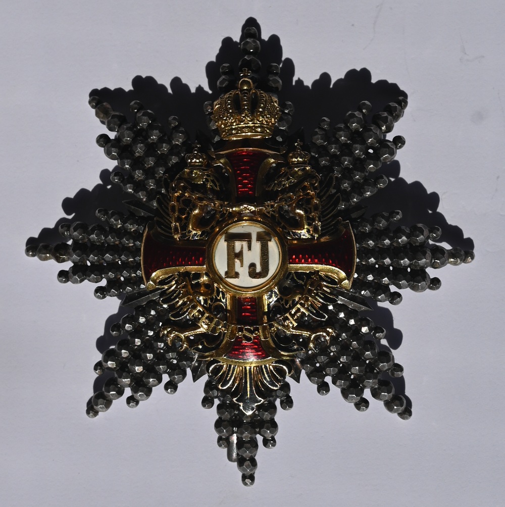 Imperial Austrian Order of Franz Joseph (1849) Grand Cross Set, First Type, pre 1870, by Gebruder - Image 9 of 13