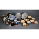 A quantity of Leach Pottery (St Ives) ceramics, including works by Matthew Foster, Kat Wheeler,